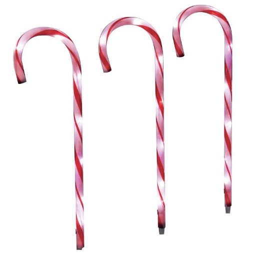 Picture of Celebrations 23213-71 Celebrations 9043841 Pathway Decor Candy Cane Set Pack of 12 (PK-12-EA)