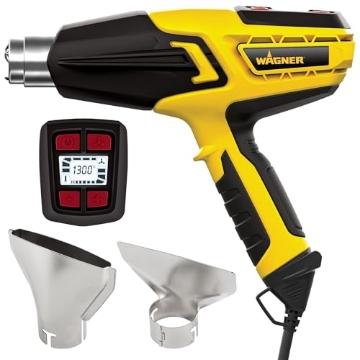Picture of WAGNER SPRAY TECH CORPORATION 0503070 Wagner Spraytech 0503070 FURNO 700 Digital Heat Gun, 2 Nozzles & Temperature Setting Ranging 125áµ’F to 1300áµ’F, Electric Heat Gun for Paint Removal, Bending PVC, Crafts and More (EA)