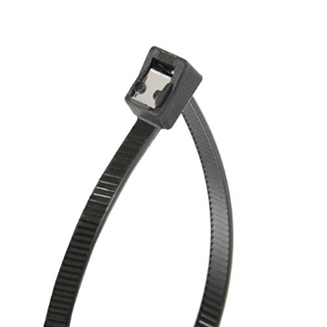 Picture of GARDNER BENDER 45-308UVBSC Gardner Bender 46-308UVBSC Nylon Self-Cutting Cable Tie, 8 Inch., 50 lb. Tensile, Twist-Off, Stainless Steel Blade, Wire Tie/Industrial/Outdoor & Household Use, Zip Tie, 20 Pk., UV Resistant Black (EA)