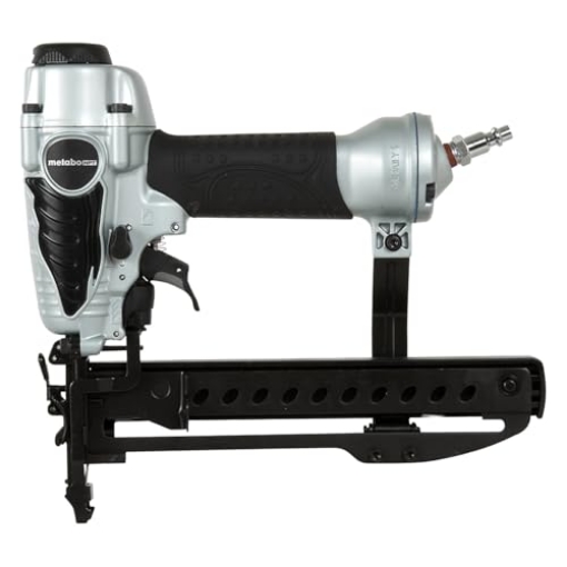 Picture of METABO HPT N3804AB3M Metabo HPT Narrow Crown Stapler, Pro-Preferred Pneumatic Power Nailers, Finish Stapler for Furniture & Cabinetry, Lightweight Trim Tool, Ergonomic Design, 18 Gauge, 1/2″ to 1-1/2″ Staples, N3804AB3 (EA)