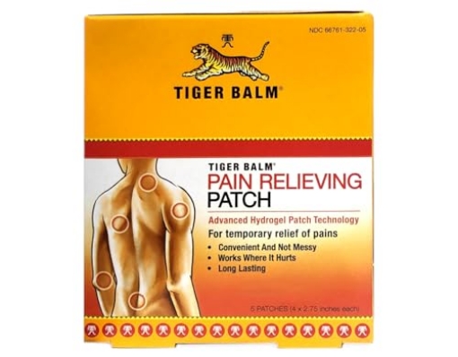 Picture of TIGER BALM 039278322002 Tiger Balm Patch (1 Box of 5 Patches) (EA)