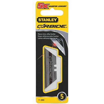 Picture of STANLEY Engineered Fastening 11-800 Stanley 11-800 Carbide Utility Blade, 5-Pack (EA)