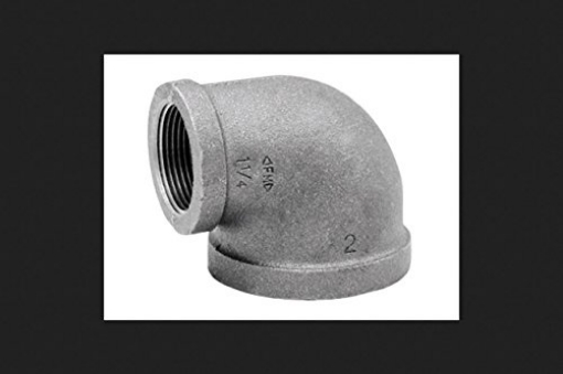 Picture of ANVIL INTERNATIONAL 8700125852 Anvil 8700125852, Malleable Iron Pipe Fitting, 90 Degree Elbow, 2" x 1-1/2" NPT Female, Galvanized Finish (EA)
