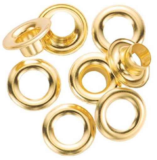 Picture of General Tools Mfg Co In 1261-0 General Tools 1261 0 Grommet Refill with 24 Rustproof Solid Brass Grommets, 1/4-Inch (EA)