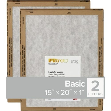 Picture of Filtrete FPL06-2PK-24 FPL06-2PK-24 15x20x1 Flat Pan Filter - Quantity 2424 (PK-24-EA)