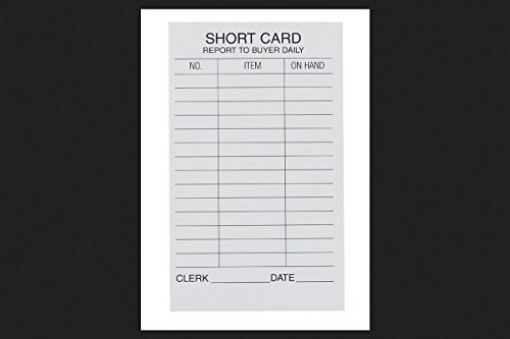 Picture of CENTURION INC 90061 Centurion Short Card Pad 3 in. X 5 in. 100 Pack (EA)