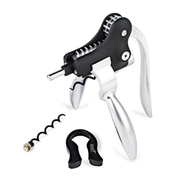 Picture of BARY3 BAR-0753 barY3 Lever Corkscrew Wine Opener – Effortless Bottle Opening with Foil Cutter & Spare Worm – Ideal for Wine Enthusiasts & Aged Corks (EA)