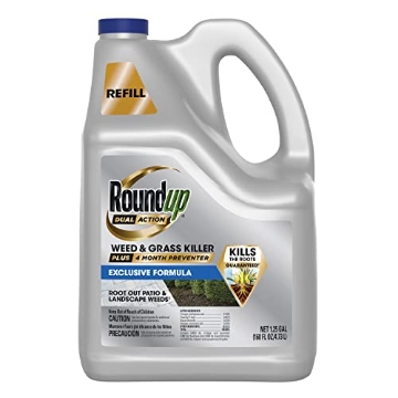 Picture of THE SCOTTS MIRACLE-GRO COMPANY 5377704 Roundup Dual Action Weed & Grass Killer Plus 4 Month Preventer Refill, 1.25 gal. (PK-4-EA)