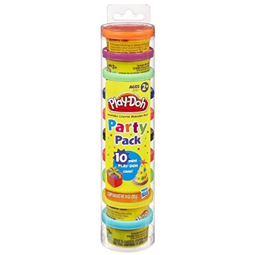 Picture of Hasbro HSB22037C Play-Doh Party Pack 10 1oz Cans of Assorted Color, Back to School Gifts, Prizes, & Party Favors, Kids Arts and Crafts, Preschool Toys (EA)