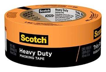 Picture of Scotch-Brite 2020 PLUS-48TP Scotch Heavy Duty Masking Tape, 1.88 in x 60.1 yd, 2020+-48TP, 1 roll (EA)
