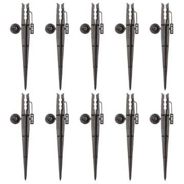 Picture of Rain Drip TS25-10PS2 Rain Bird TS25/10PS Drip Irrigation 1/4" Tubing Stake with Bug Cap Diffuser and Locking Cap, 10-Pack (EA)