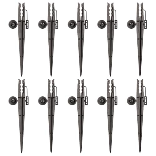 Picture of Rain Drip TS25-10PS2 Rain Bird TS25/10PS Drip Irrigation 1/4" Tubing Stake with Bug Cap Diffuser and Locking Cap, 10-Pack (EA)