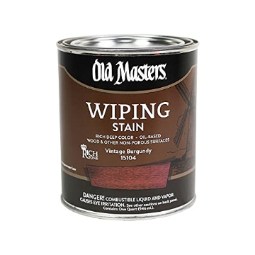 Picture of DIAMOND VOGEL INC 15104 Old Masters Semi-Transparent Vintage Burgandy Oil-Based Wiping Stain 1 qt. (PK-4-EA)