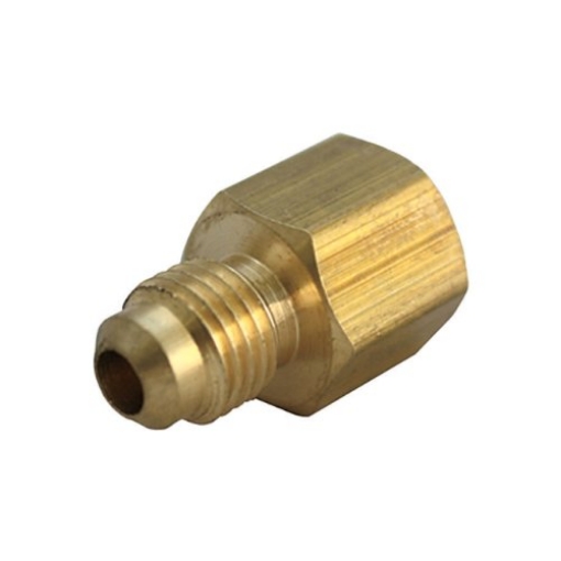 Picture of JMF COMPANY 4337754 JMF 3/4 in. Flare x 1/2 in. Dia. FPT Brass Flare Adapter (EA)