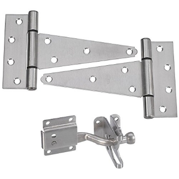 Picture of National/Spectrum Brands N343-434 National Hardware N343-434 DPV875 Gate Kit in Stainless Steel (EA)