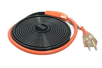 Picture of FROST CUTLERY CO HC12A Frost King HC12A Automatic Electric Heat Kit Heating Cables, 12-Feet, Black, Ft (EA)