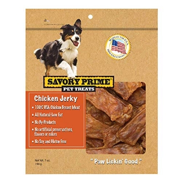 Picture of Savory Prime 371 Savory Prime 371 Usa Natural Chicken Jerky Dog Treats, 7 Oz (EA)