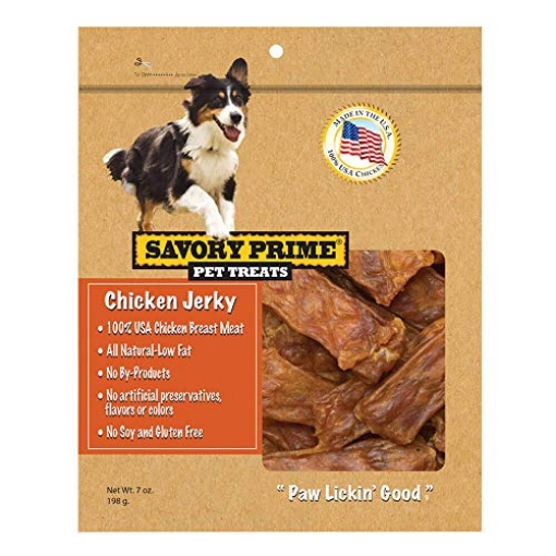 Picture of Savory Prime 371 Savory Prime 371 Usa Natural Chicken Jerky Dog Treats, 7 Oz (EA)