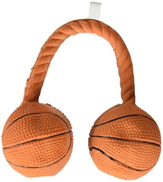 Picture of Boss Products Usa Llc 52552 Boss Pet Latex Basketball Dumbbell with Squeaker Dog Toy (EA)