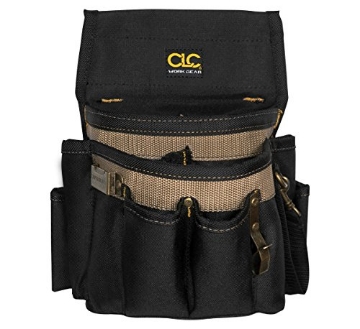 Picture of CLC 1505 CLC Custom Leathercraft 1505 Electrician's Tool Pouch, 10-Pocket,Black/Tan (EA)