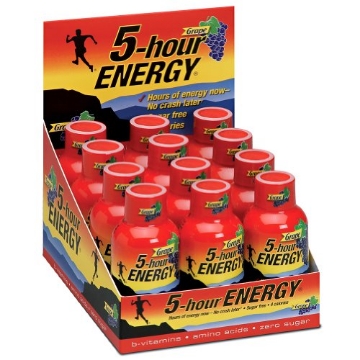 Picture of 5 Hour Energy 218123 5 Hour Energy Grape, 1.93 Fl Ounce, 12 Count (PK-12-EA)