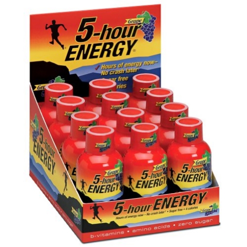 Picture of 5 Hour Energy 218123 5 Hour Energy Grape, 1.93 Fl Ounce, 12 Count (PK-12-EA)