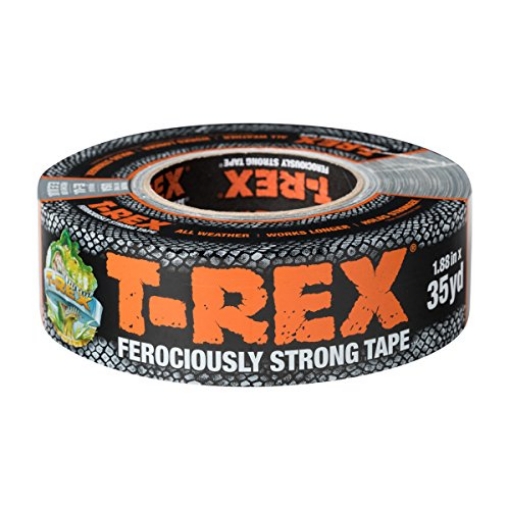 Picture of Mueller 242949 T-REX 240998 Ferociously Strong Tape, 1.88 Inches x 35 Yards, Waterproof Backing, Dark Gunmetal Gray, Single Roll (EA)