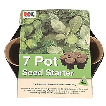 Picture of FERRY-MORSE PFB7-10 Plantation Productyes 7 Pot Circular Tray with Seed Start Pot-(PFB7) (EA)