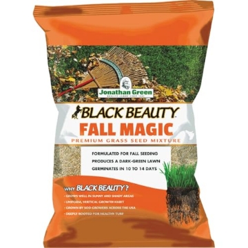 Picture of JONATHAN GREEN & SONS INC 10770 Jonathan Green (10770) Black Beauty Fall Magic Grass Seed - Cool Season Lawn Seed (25 lb) (EA)