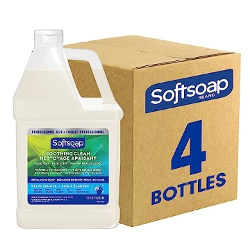 Picture of SOFTSOAP CPC61036483 Softsoap Liquid Hand Soap Refill, Soothing Clean, Aloe Vera Fresh Scent - 1 gallon, Pack of 4 (CT-4-EA)