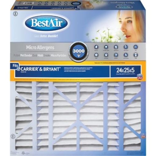 Picture of Mueller CB2425-13R B K CB2425-13R Air Filter 24 x 25 x 5 in.- Pack of 2 (PK-2-EA)
