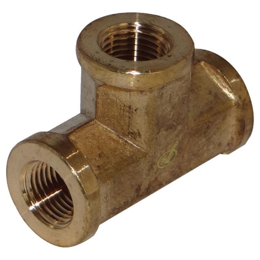 Picture of ACE TRADING - ZW 6JC120910711032 Homeplus+ 6jc120910711032 Pipe Tee, 3/8 Inch X 1/4 Inch (PK-5-EA)