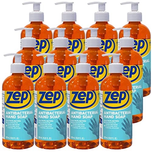 Picture of Amrep, Inc R46101 Zep Industrial Antibacterial Hand Soap - 16.9 oz (Case of 12) R46101- Mild Formula, Removes Dirt and Soils From Hands (CT-12-EA)