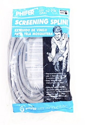 Picture of PHIFER INCORPORATED 3007740 Phifer Gray Screening Spline .220" Dia X25' (EA)
