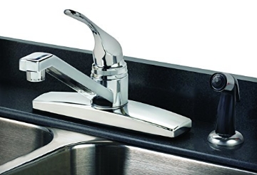 Picture of Home Plus+ 8348-CP ACE TRADING - WORLDWIDE 2 Home Plus Kitchen Faucet Single Handle Chrome Finish10 (EA)