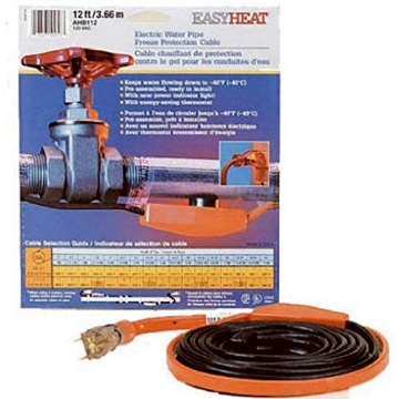 Picture of Easy Track AHB-140 EasyHeat 40' Pipe Heating Cable, Prevent Pipe Freeze, Easy to Use, 7 Watt per foot, 280 Watts (EA)