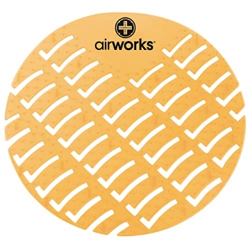 Picture of HOS AWUS231-BX Hospeco - CC-003 Airworks AWUS231-BX Yellow Citrus Grove Urinal Screen (Box of 10) (EA)