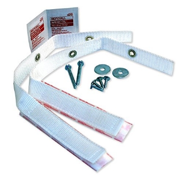 Picture of Quake Hold 4164 Quakehold! Furniture Strap Kit, Earthquake Fasteners for Disaster Preparedness, Child Proof Safety Straps for RV, Home Office, Helps Prevent Damage and Injury, Easy to Install, White (EA)
