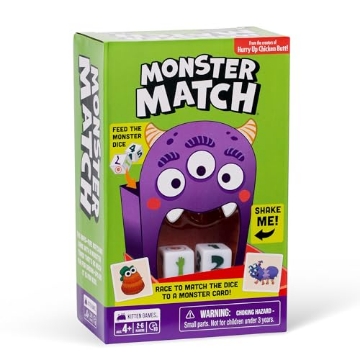 Picture of EXPLODING KITTENS MOMA-CORE-3 Exploding Kittens Monster Match – Matching Dice Game for Kids Ages 4+– 2-6 Players – Fun Family Game Night-Creative Kids Game (EA)