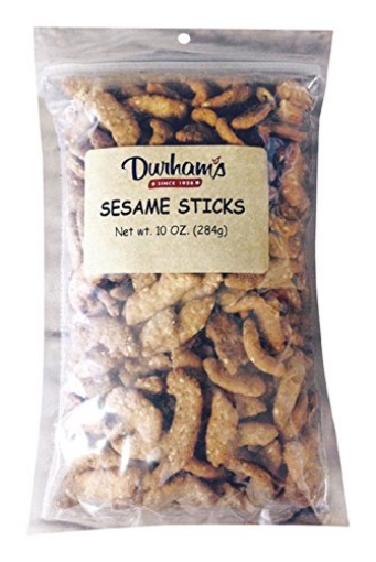 Picture of DOLLINS PECAN CO INC 7304240034 DOLLINS PECAN CO INC Durhams Sesame Snack Mix 10 oz. Bagged (PK-12-EA)