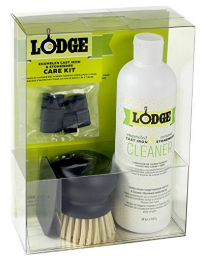 Picture of Lodge Cast Iron A-CAREE1 Lodge A-CAREE1 Enameled Cast Iron and Stoneware Care Kit, One Size, Assorted (EA)