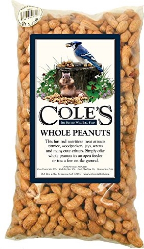 Picture of Cole Hersee WP2.5 Cole's WP02 Whole Peanut Bird Food, 2.5-Pound (EA)