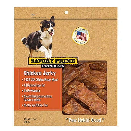 Picture of Savory Prime 372 Savory Prime 372 Usa Natural Chicken Jerky Dog Treats, 12 Oz (EA)