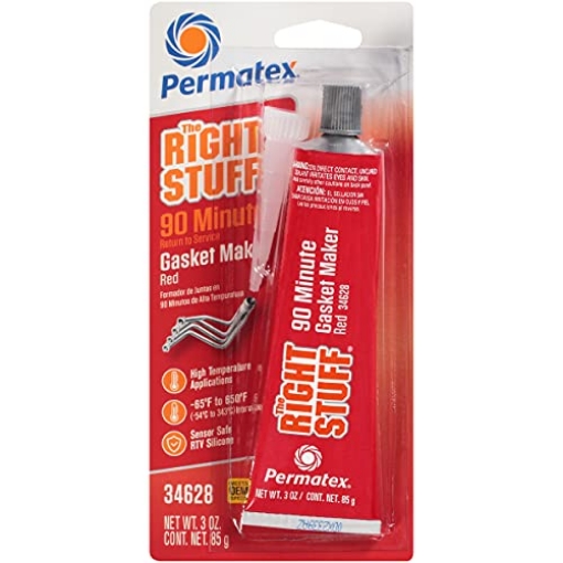 Picture of PERMTX-LOCKT 34628 Permatex 34628 Right Stuff 90 Minute Red High Temperature Gasket Maker, 3 oz (EA)