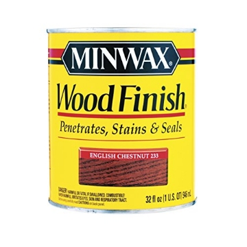 Picture of Minwax 700444444 Minwax Wood Finish Semi-Transparent English Chestnut Oil-Based Oil Wood Stain 1 qt. (PK-4-EA)
