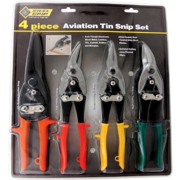 Picture of ACE TRADING - CMA 3 DR65476 Steel Grip Aviation Snips 10" 4 Piece 10" Blister Pk (EA)
