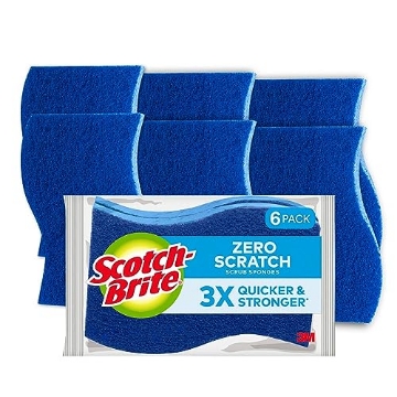 Picture of Scotch-Brite MMM5265 Scotch-Brite 6 Piece Multi Purpose Scrub Sponge Pack ( Pack of 6 ) (EA)