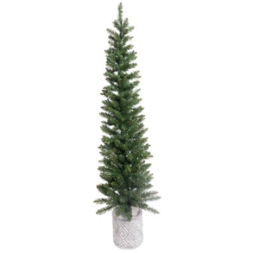 Picture of Celebrations T5RPWMA Celebrations 5 ft. Slim LED 100 ct Diamond Potted Color Changing Entrance Tree (EA)