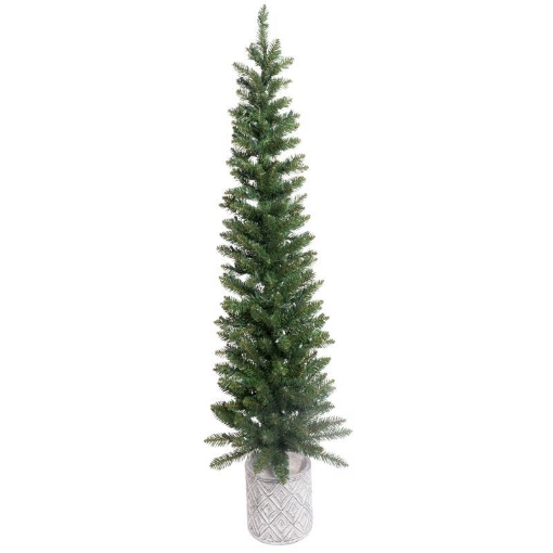 Picture of Celebrations T5RPWMA Celebrations 5 ft. Slim LED 100 ct Diamond Potted Color Changing Entrance Tree (EA)