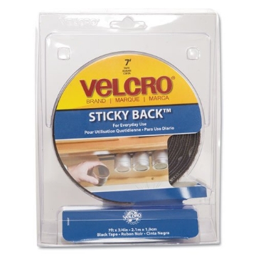 Picture of VEK 90086 Sticky-Back Fasteners With Dispenser, Removable Adhesive, 0.75\ (EA)
